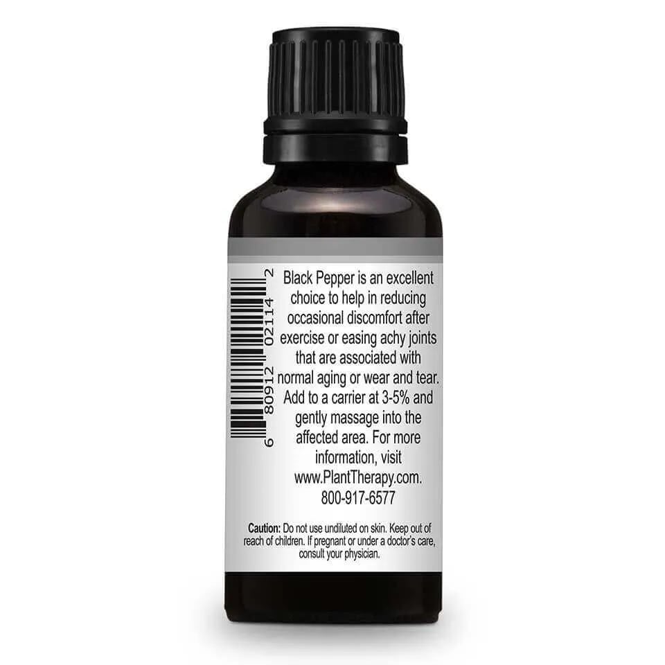 Black Pepper Essential Oil in 1oz/30mL