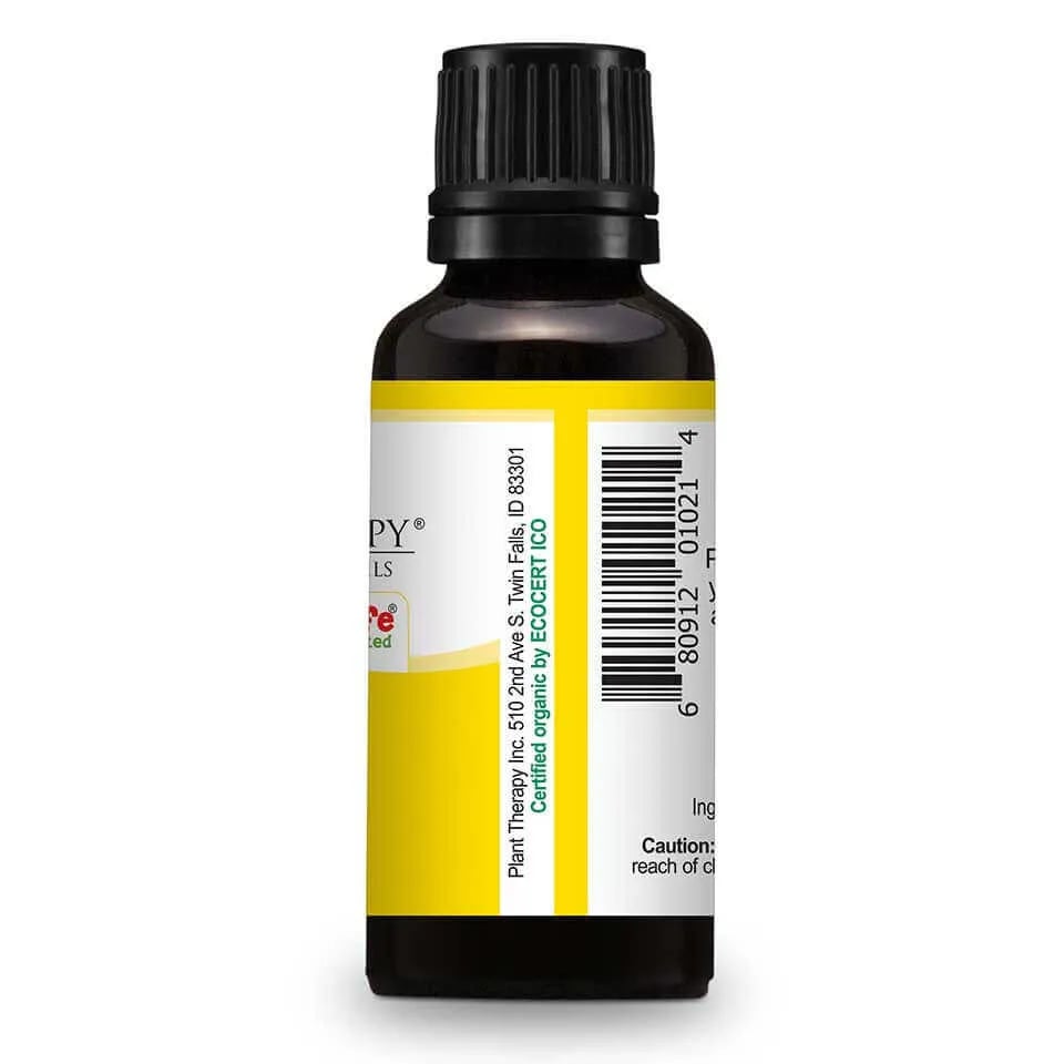 Lemon Organic Essential Oil in 1oz/30mL