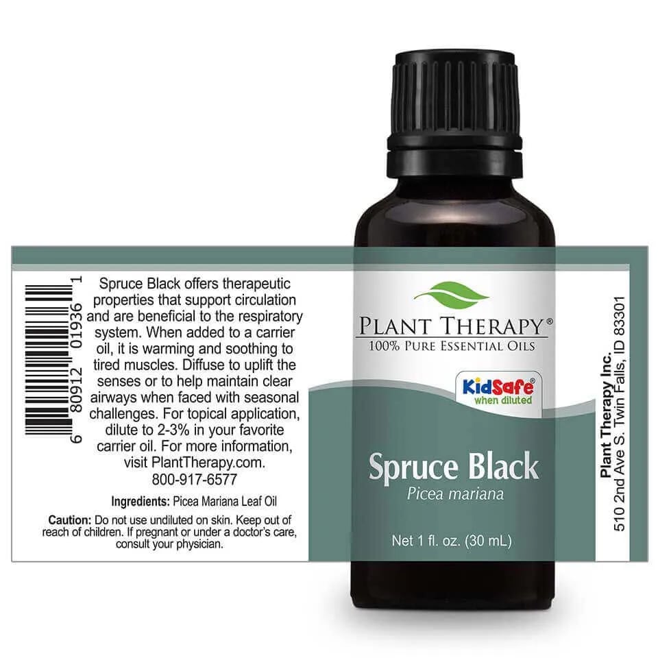 Spruce Black Essential Oil in 1oz/30mL