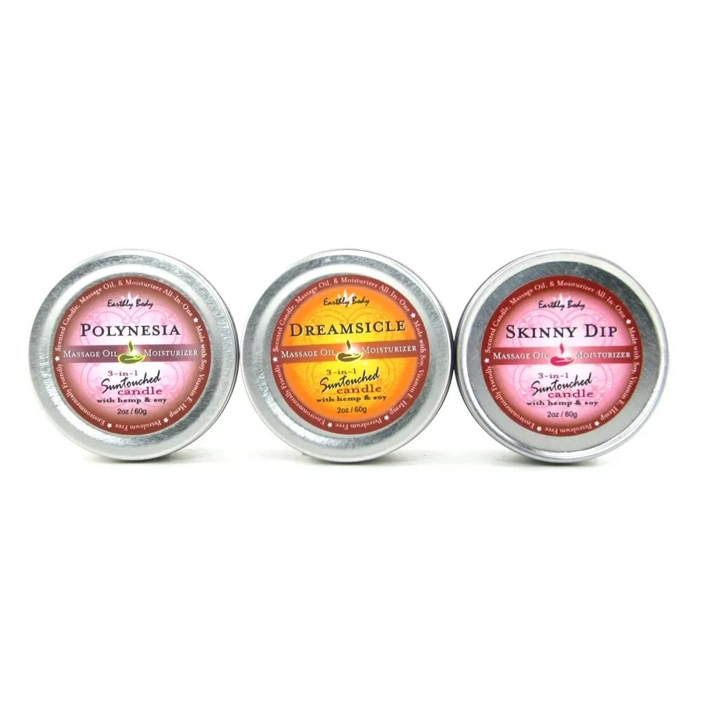 3 in 1 suntouched candle trio gift bag