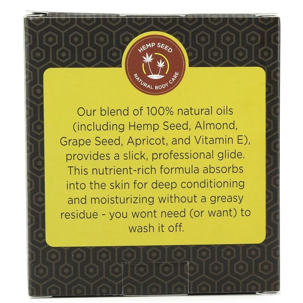 hempseed edible massage oil gift set in 2oz/60ml x 3