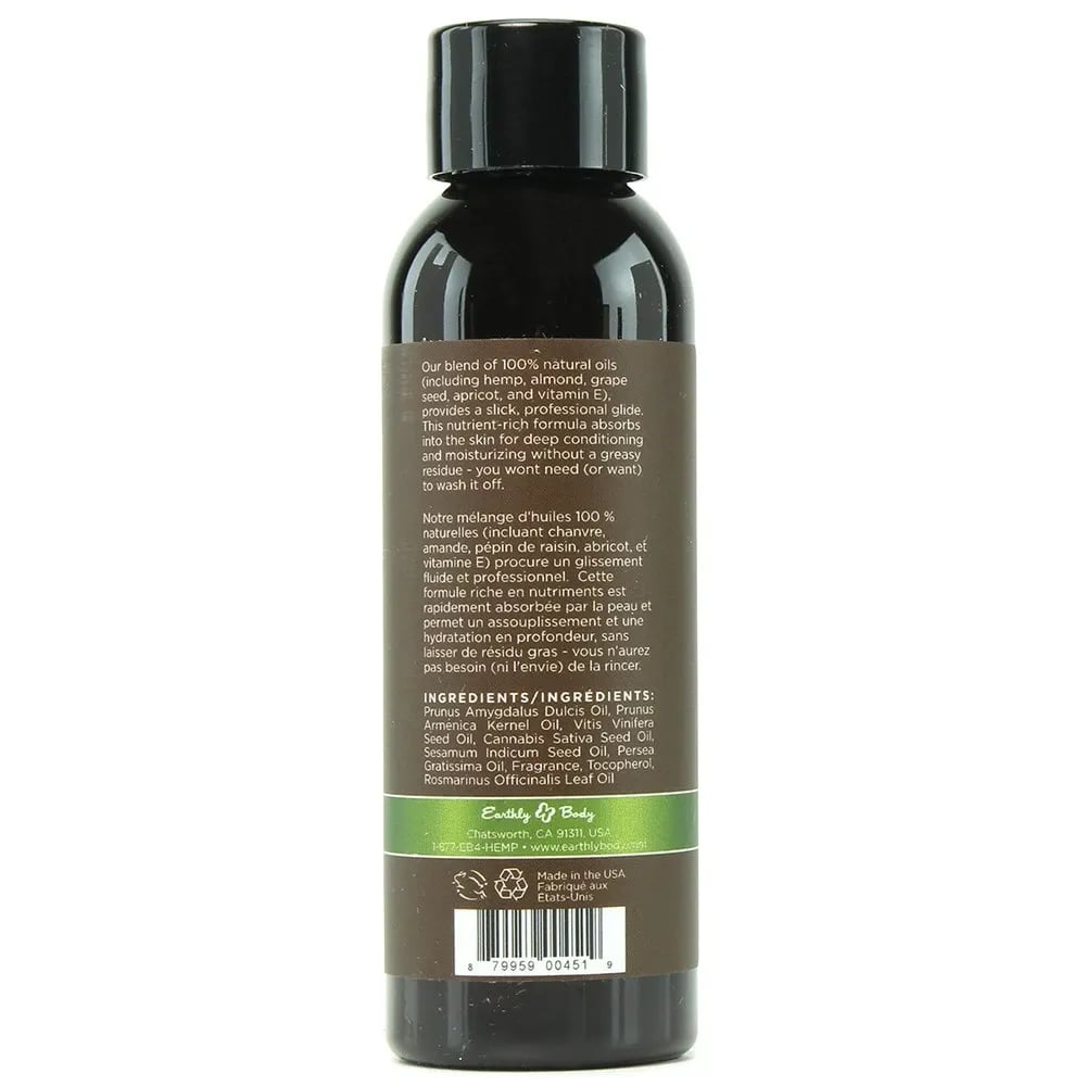 hempseed massage oil gift set in 2oz/59ml x 3