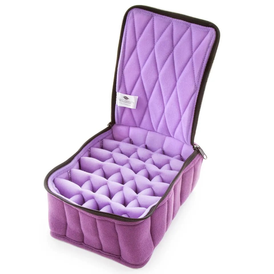 Soft Carrying Case 30 Bottles in Purple/Lavender