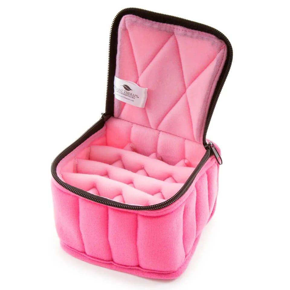 Soft Carrying Case 16 Bottles in Fuchsia/Soft Pink