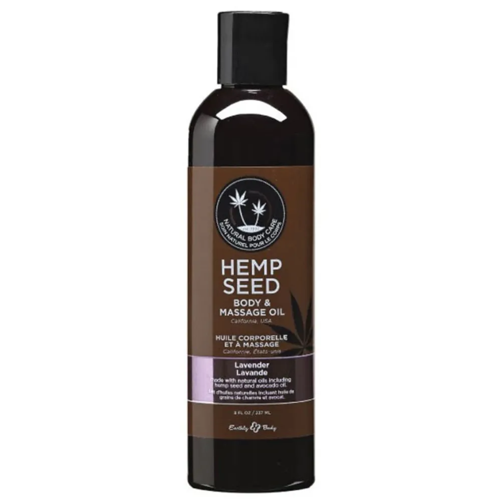 hemp seed massage & body oil 2oz/60ml in lavender